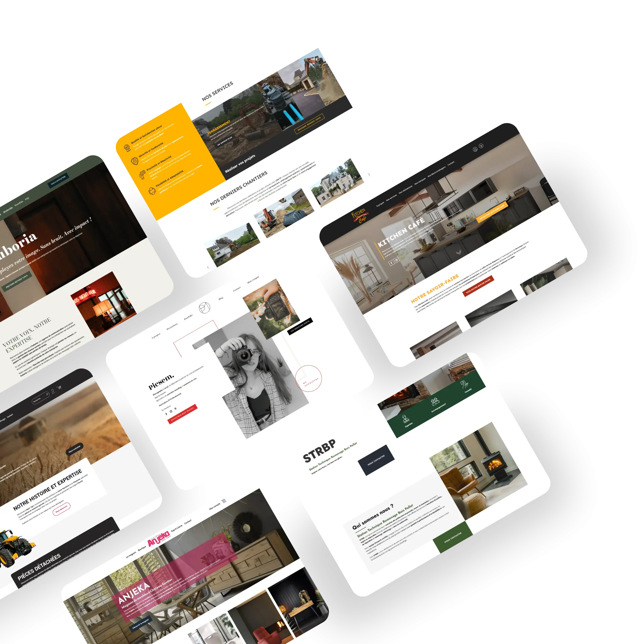 Réalisation sites web sur-mesure