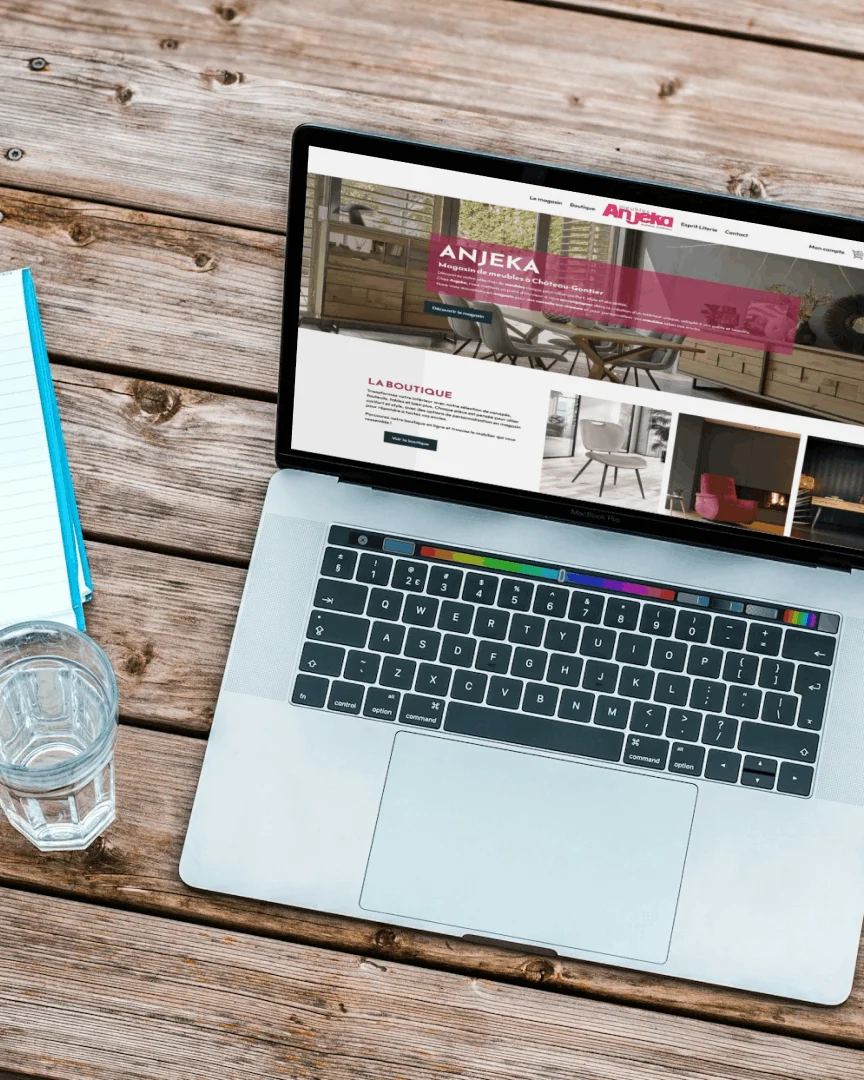 Site web Anjeka